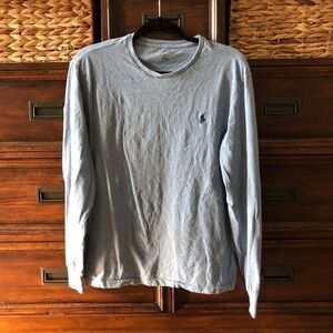 Ralph Lauren Polo Gray blue long sleeve tee in size M